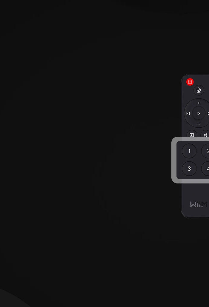 WiiM Voice Remote 1 button zoom-in