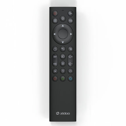 Zidoo V10 Mini Remote – Bluetooth & IR Backlit Universal Control