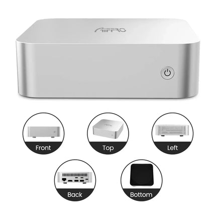 Aiffro K100 – Compact 4-Bay All-SSD NAS with Intel N100 & 2.5GbE