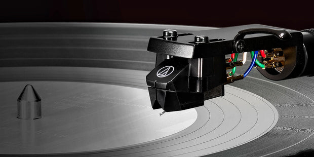 Banner image for: <h3>/ VM95 Series Interchangeable Styli<br/></h3><h1>Refine Your</h1><h1>Sound</h1><h1>_______________</h1><p>The turntable’s AT-VM95E cartridge is compatible </p><p>with any Audio-Technica VM95 Series</p><p> replacement stylus, making it easy to experiment </p><p>with different styli profiles upgrade to a higher</p><p>-quality stylus to enjoy more refined sound or </p><p>switch to an AT-VMN95SP stylus to play 78 RPM records<br/><br/></p>