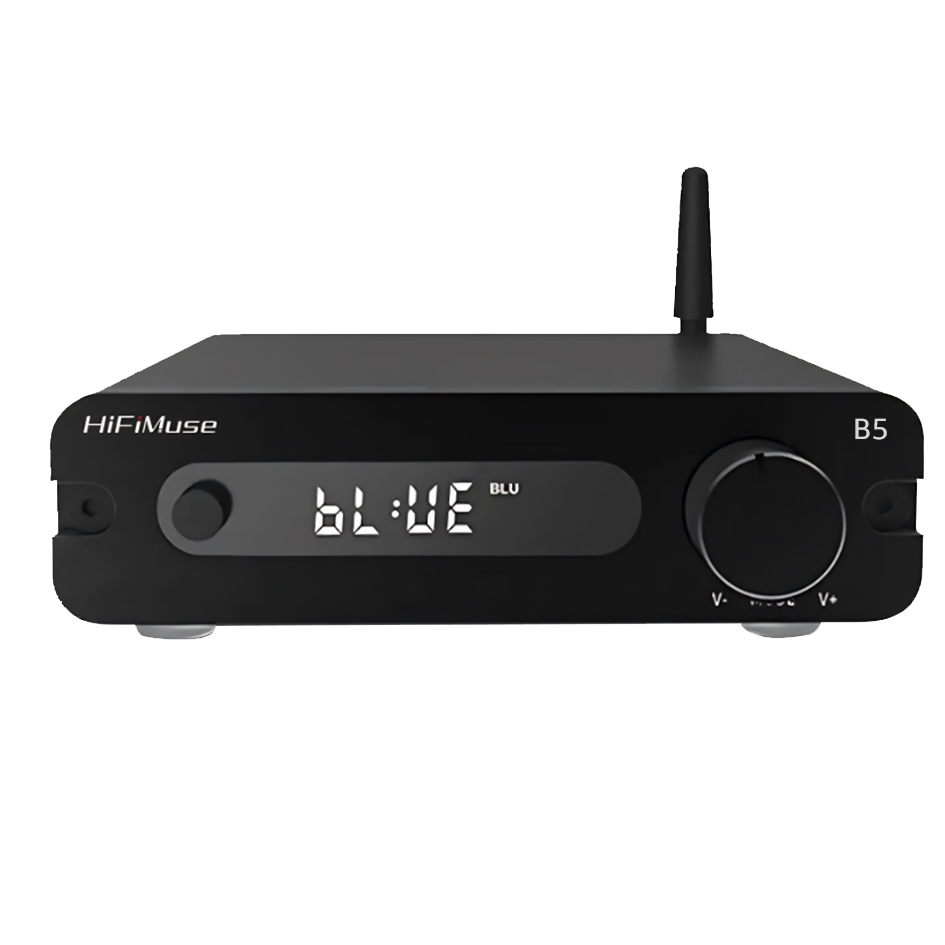 HiFiMuse B5 Bluetooth 5.0 Transmitter and Receiver, Power 150W*2, Decoding Chip ESS9018K2M
