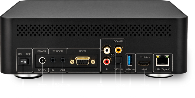 dorpo X300 – 8K UHD Smart Media Player with Built-in HDD Bay