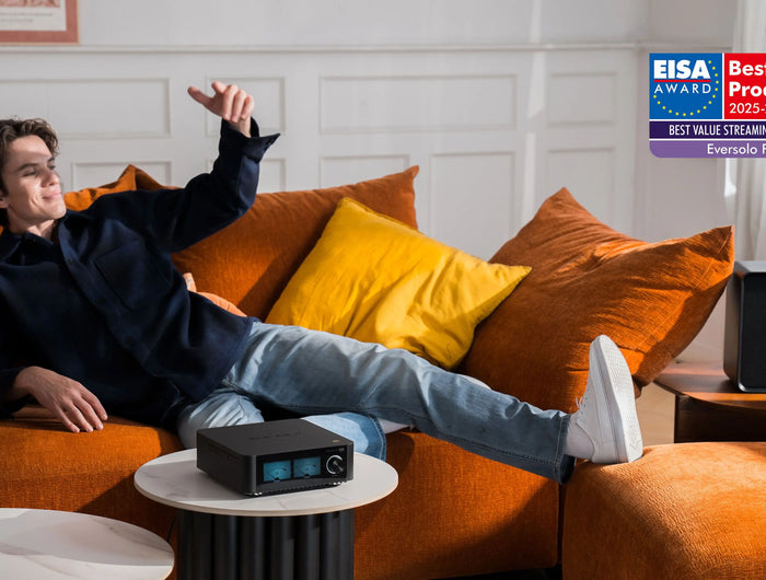 <p></p><h1></h1><h1><strong>Your Music One Player</strong></h1><h2>Eversolo Play Streaming Amplifier<br/><br/></h2><p></p>