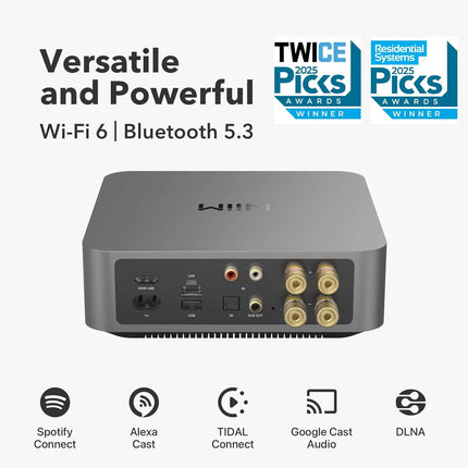 WiiM Amp & WiiM Amp Pro – Hi-Fi Streaming Amplifiers with AirPlay 2