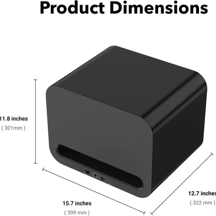 WiiM Sub Pro – 8" 250 W Wireless Smart Subwoofer | AI RoomFit™ Calibration