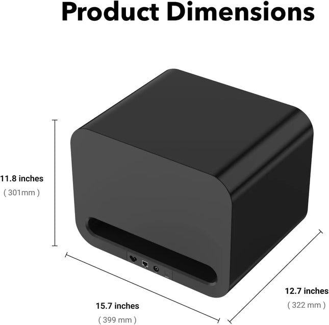 WiiM Sub Pro – 8" 250 W Wireless Smart Subwoofer | AI RoomFit™ Calibration