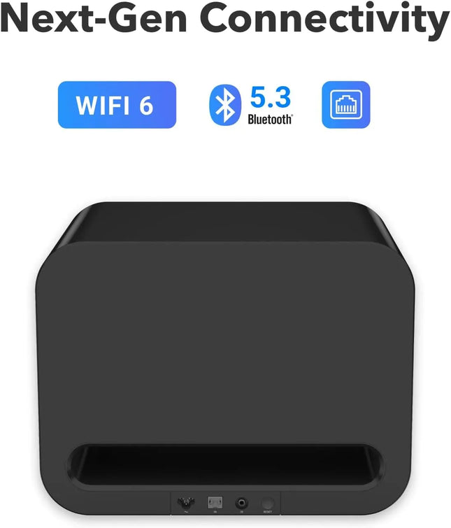 WiiM Sub Pro – 8" 250 W Wireless Smart Subwoofer | AI RoomFit™ Calibration