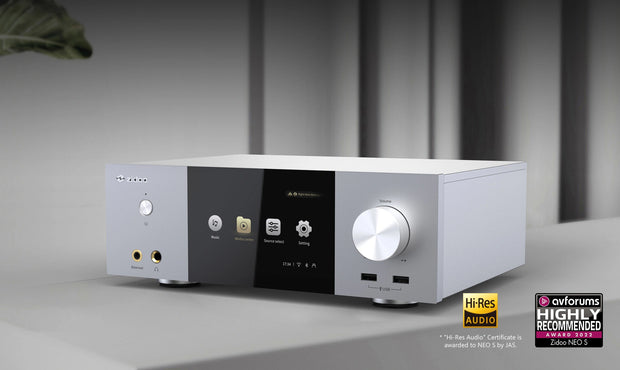 Banner image for: <h5>NEO S is a new product which is all-round, high-performance and cost-effective</h5><h5>Provide excellent audio and video quality to users</h5><h5>NEO S is an all-in-one device with functions like HiFi music digital decoding,</h5><h5>streaming playback, headphone amplifier functions and movie playback</h5><h5>NEO S inherits NEO X's craftsmanship with aluminum thickened chassis and 5-inch OLED</h5><h5>Built in with SSD, dual ES9068 DAC, dual digital/analog power supply modules and toroidal power supply</h5>