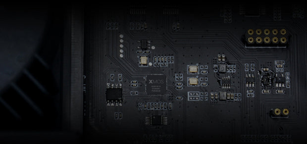 Banner image for: <h1>XMOS and Dual Clock</h1><h5>NEO S is equipped with XMOS chip and supports asynchronous transmission</h5><h5>Support up to DSD512 with native DSD, DXD and 768kHz/ 32bit PCM</h5><h5>Dual high-precision clock oscillators for 44.1KHz and 48KHz multiplier sampling</h5><h5>which effectively suppresses jitter and ensures more accurate audio decoding</h5>